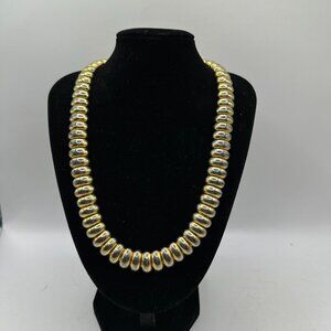 Gold & Silver Tone Avon Beaded Necklace